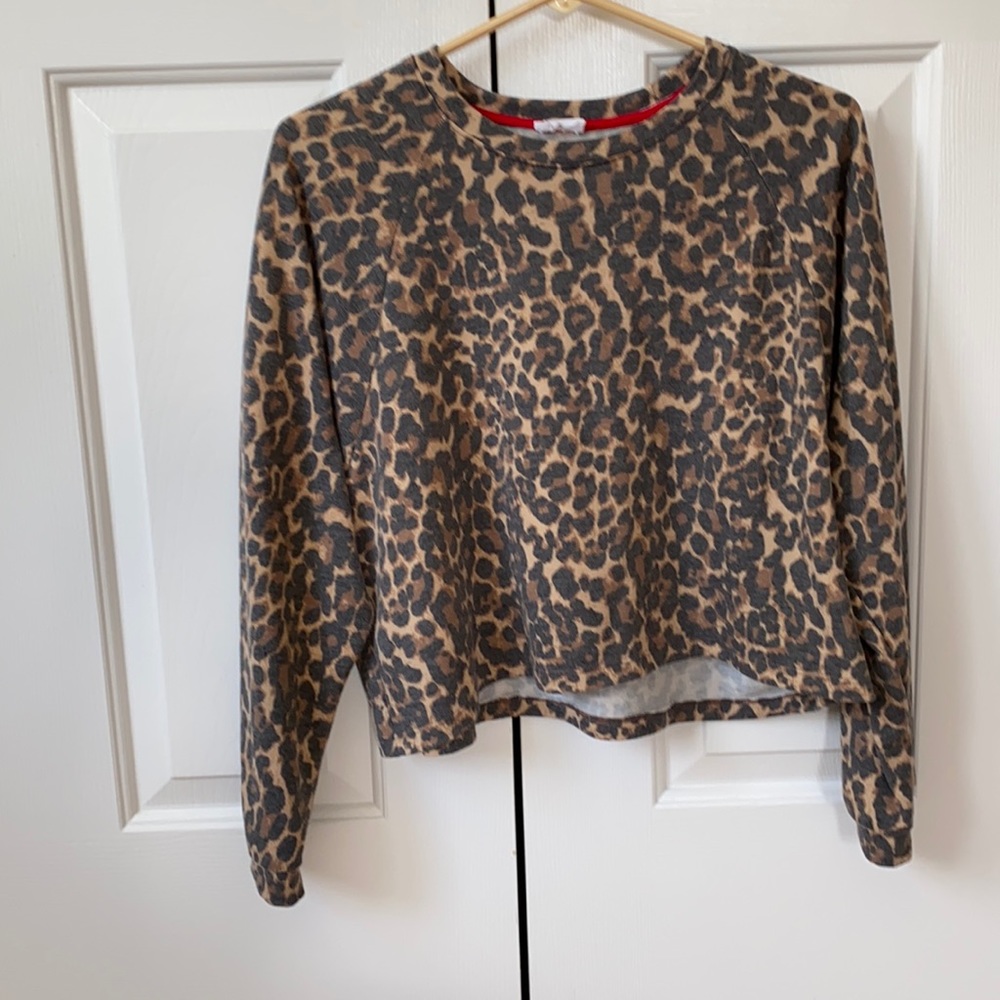 Women’s long sleeve crop top